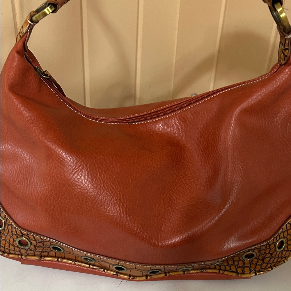 Tommy Hilfiger Caramel Brown Hobo Bag - Women